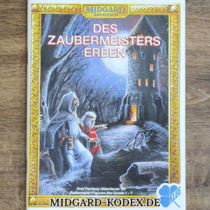 Cover des Abenteuerbands "Des Zaubermeisters Erben" für die 3. Edition von MIDGARD.