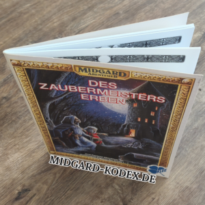 Cover des Abenteuerbands "Des Zaubermeisters Erben" für die 3. Edition von MIDGARD.