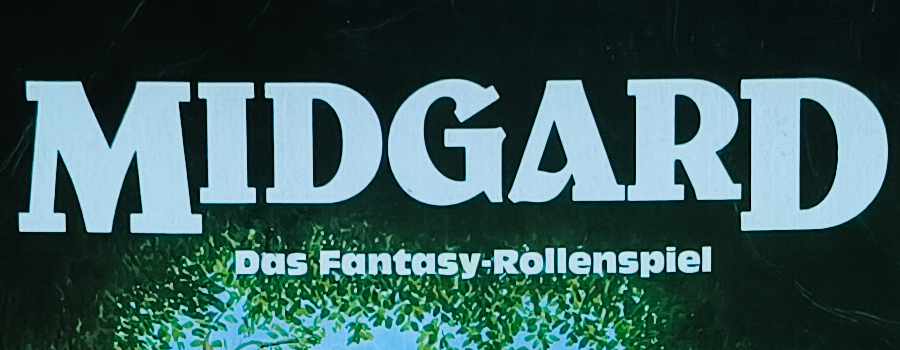 Schriftzug "MIDGARD - Das Fantasy-Rollenspiel".
