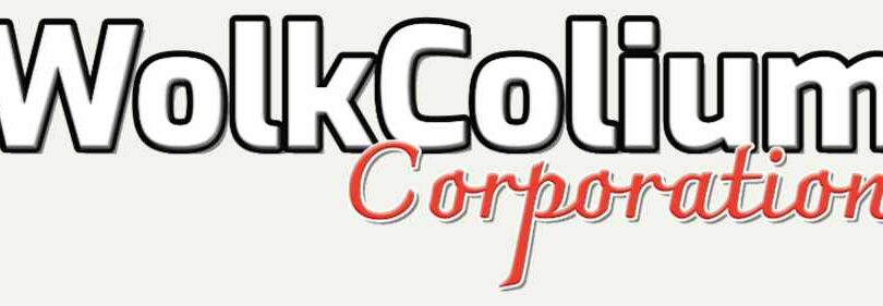 Schriftzug "WolkColium Corporation".